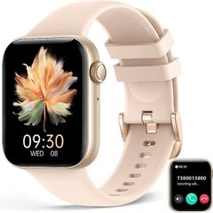 SALE Smart Watch with Call Function, 1.85" Full Touch Bluetooth Call Smartwatch for Men Women, Fitness Tracker with Heart Rate Monitor, Sleep Monitor, IP67