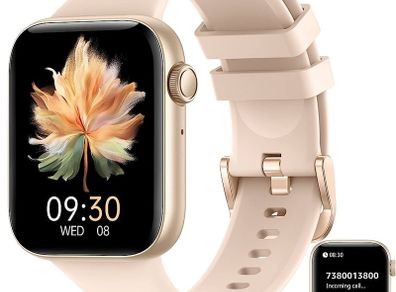 SALE Smart Watch with Call Function, 1.85" Full Touch Bluetooth Call Smartwatch for Men Women, Fitness Tracker with Heart Rate Monitor, Sleep Monitor, IP67