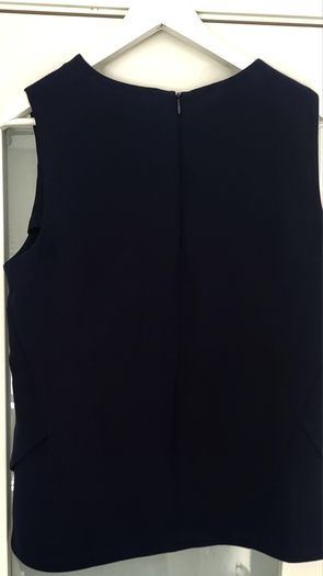 Phase Eight Navy Azul Embellished Neck Line Sz 14UK