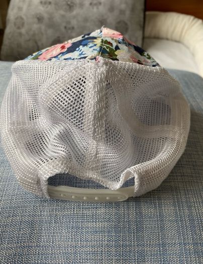 Girls Flower Design NY Baseball Hat   7/13 yr