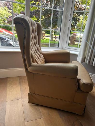 Leather armchair