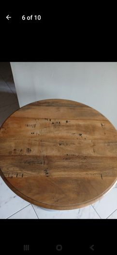 Solid wood table