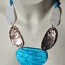 Marbled Resin Bold Statement Necklace Image 5
