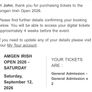 Irish Open 2026, 2 Adult General Admission Tickets (Sat 12th Sep) Image 2