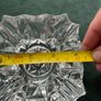Vintage French thick glass ashtray Image 4