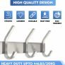 Coat Racks for Wall -Stainless Steel Coat Hooks (2 Pack) - Heavy Duty Coat Hooks Wall Mounted Image 3