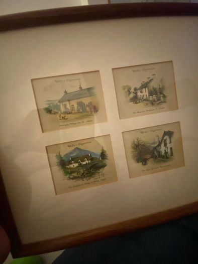 Cigarette cards Set of Four W.D.H.O Wills