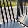 Set of 4 Black Windsor Dining Chairs | Farrow & Ball Railings Image 3
