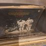 Box of Vinyl , mostly scratched , sleeves could be used for art project or decoraration Image 8