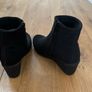 Black Wedge Ankle Boots Size 5 Image 5