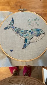 Hand Embroidered pieces.