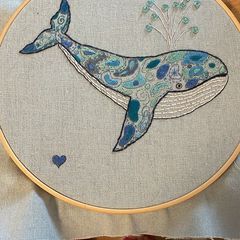 Hand Embroidered pieces.