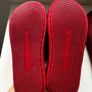 Burgundy Velvet Couples Slippers Set (EU 38-39 & 42-43) Image 4
