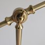 Ikea BAROMETER floor/reading lamp, brass-colour Image 8