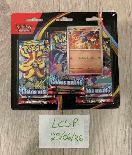 Pokemon Chaos Rising 3-Pack Blister [Charmeleon]