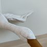 Linen Stork Hanging Decor in Beige | Nursery Decor Image 4