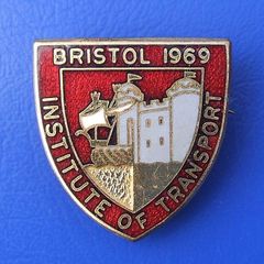 INSTITUTE OF TRANSPORT (1969 Annual Conference, Bristol) - attending delegate's badge