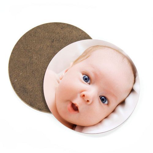 4 X Personalised Round Drink Coasters