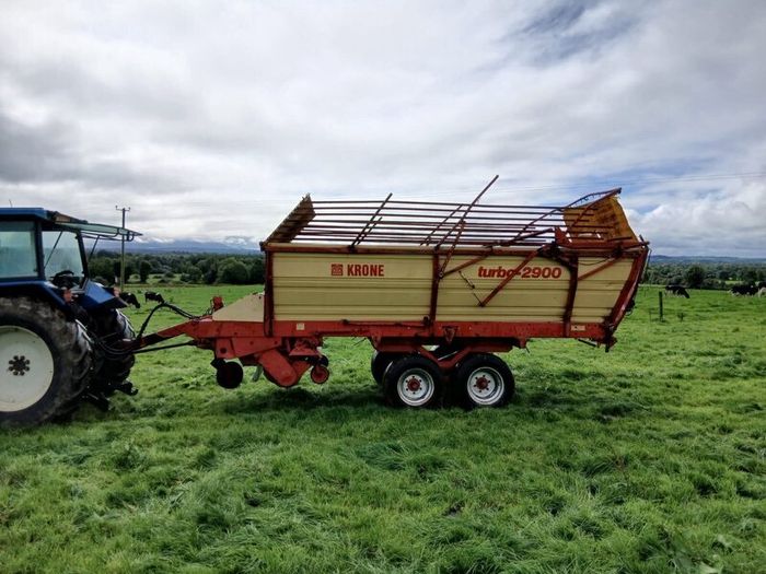 Krone Turbo 2900 Silage Wagon Zero Grazer