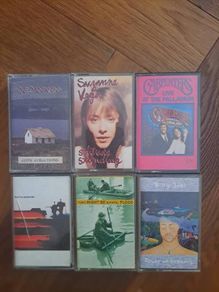 6 cassette lot billy joel , carpenters , steely dan , de dannan  , suzanne vega , they might be giants