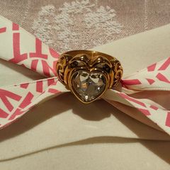 Lauren X Lynott Mary Claddagh  Crystal Ring