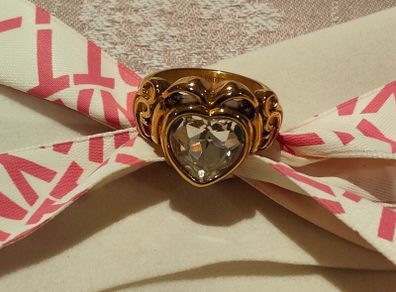 Lauren X Lynott Mary Claddagh  Crystal Ring