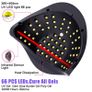 SUN X10 Max UV LED Nail Lamp For Fast Drying Gel Nail Polish Dryer 66LEDS Home Use Ice Lamp With Auto Sensor For Manicure Salon Image 5