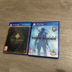 order 1886 & tomb raider ps4 game