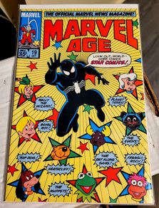 Marvel Age #19 - Early Black Suit Spider-Man