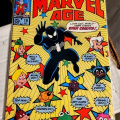Marvel Age #19 - Early Black Suit Spider-Man