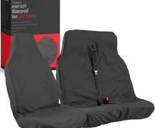 Universal Black Extra Heavy Duty Van Seat Covers Set