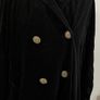 Vintage four seasons black velvet coat Image 3