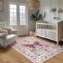 Butterfly Rugs Living Room 120x180cm, Non-Slip Washable Area Rugs for Bedroom, Soft Low Pile Carpet for Living Room, Floor Carpet for Office Dining Room Kitchen Nursery Bedside Image 7