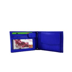 Men's Wallet - Blue - Genuine Leather