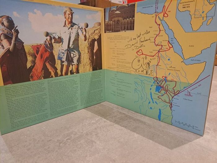 African Sanctus by David Fanshawe Signed copy Gatefold lp African Sanctus