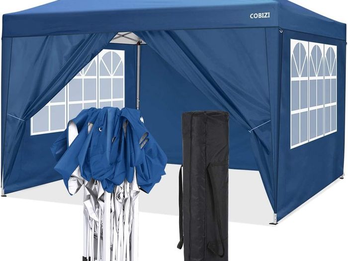 3 x 3 m, folding gazebo, Marquee Waterproof PU coating, heavy duty steel frame, with 4 sandbags