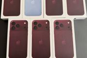 iphone 18 Pro Max 256GB (IRISH STOCK) Unlocked Brand New Sealed 1 year Apple Warranty Free Phone Cover and Screen Protector (BURGUNDY/GLACIER COLOUR )