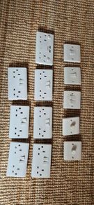 Assortment of Electrical Sockets and Switches