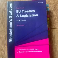 FE1 EU Law Blackstone EU Treaties and Legislation