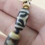 Vintage Himalayan Tibetan Treasure Vase Pattern & 2 Eyes Agate Beads Bracelet Image 8