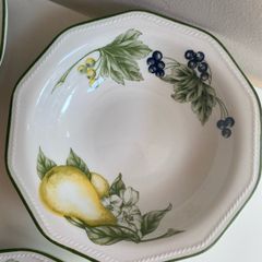 Set of four vintage dishes Victorian orchard the Chartwell collection