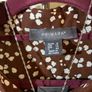 Long Sleeves Printed Button Up Top UK 16 Image 3