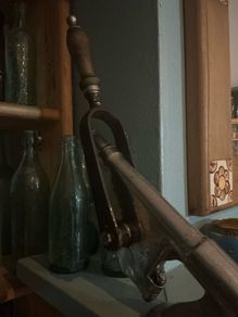 Antique bottle corker