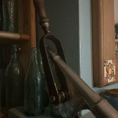 Antique bottle corker