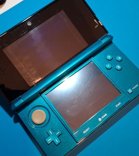 3DS Aqua Blue (Modded)
