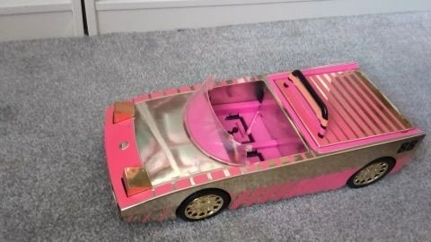LOL doll house, car, accessories & dolls