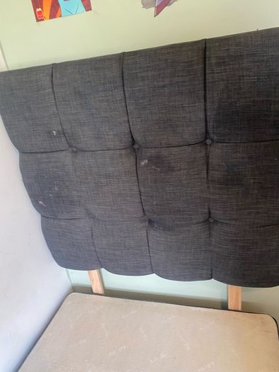 Free single bed base with two drawers