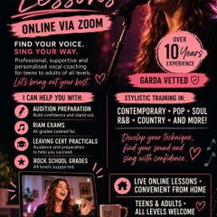 Online Vocal  lessons