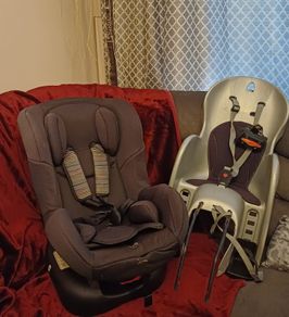 car seat and bike seat