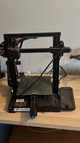 Ender 3 3D printer with filament